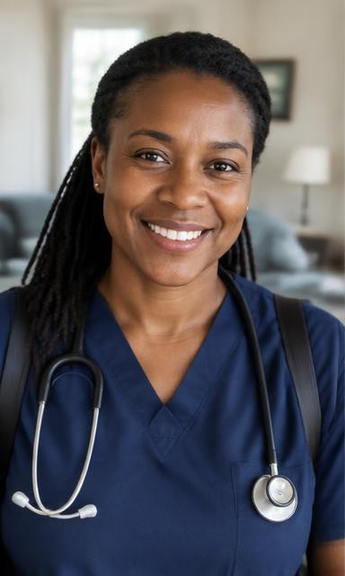 Illustrative home health care professional